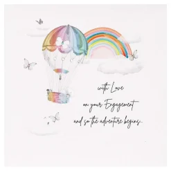 Hot Air Balloon Luxury Engagement Card>Five Dollar Shake Store