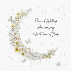 Mimosa Moon Luxury Diamond Wedding Anniversary Card>Five Dollar Shake Shop