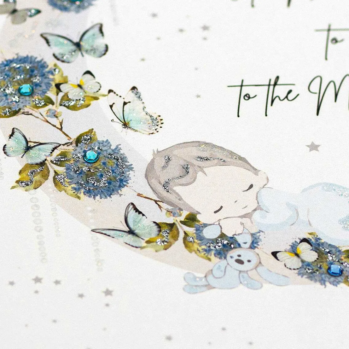 Mimosa Moon Baby Boy New Baby Card>Five Dollar Shake Fashion