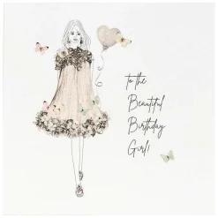 Stargazing 'Beautiful Birthday Girl' Birthday Card>Five Dollar Shake Store