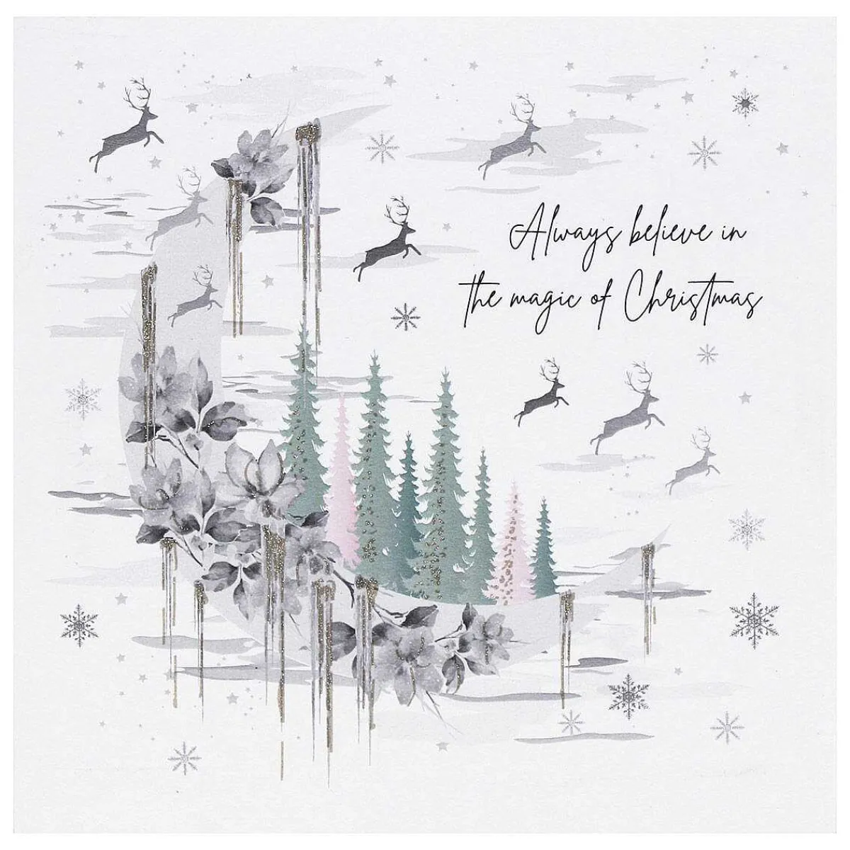 White Christmas Crescent Moon Box Of 6 Christmas Cards>Five Dollar Shake Discount