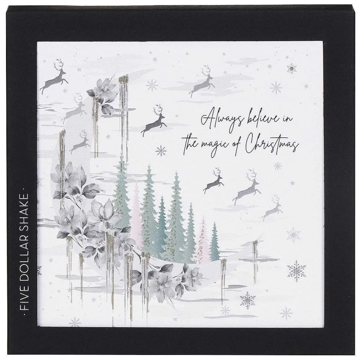 White Christmas Crescent Moon Box Of 6 Christmas Cards>Five Dollar Shake Discount