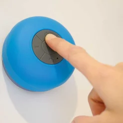Blue Bluetooth Shower Speaker><noscript><img width=