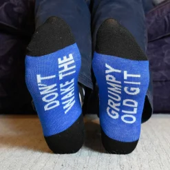 Don'T Wake The Grumpy Old Git Socks>Funtime New