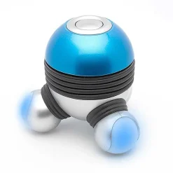 Vibrating Body Massager With Led Lights Blue>Funtime Hot