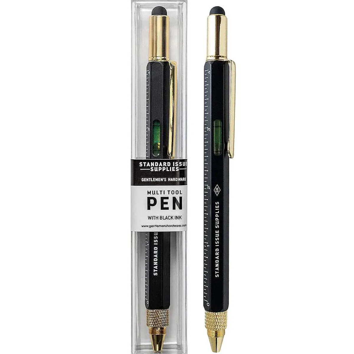 Gentlemen's Hardware Black Standard Issue Multi Tool Pen>Gentlemen's Hardware Flash Sale