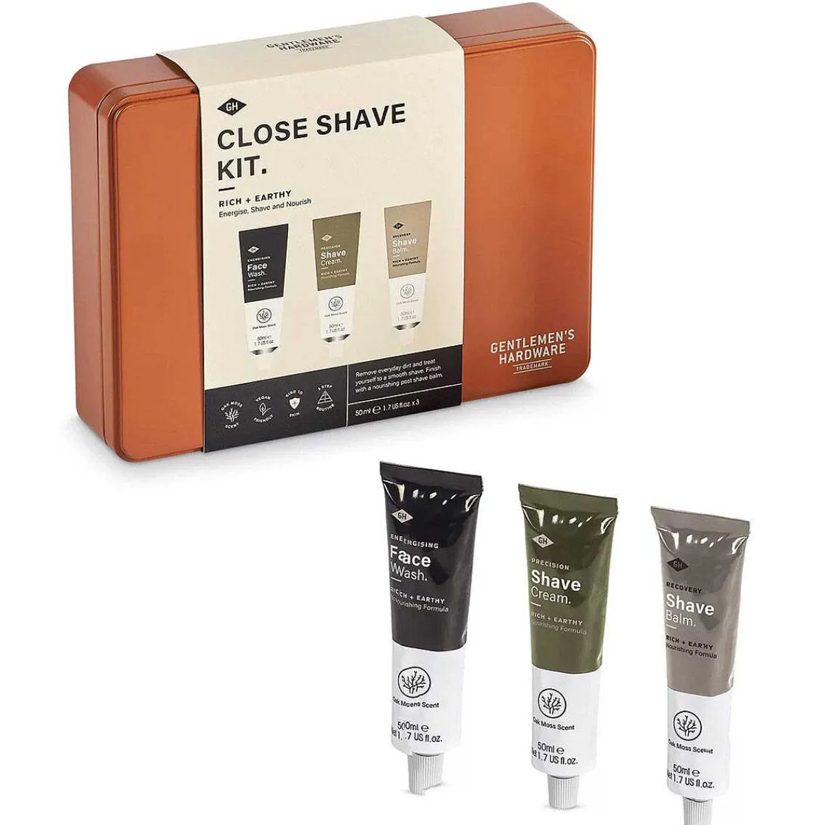 Gentlemen's Hardware Close Shave Kit Dw Collective>Gentlemen's Hardware Store