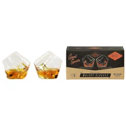 Gentlemen's Hardware Set Of Two Rocking Whisky Glasses><noscript><img width=
