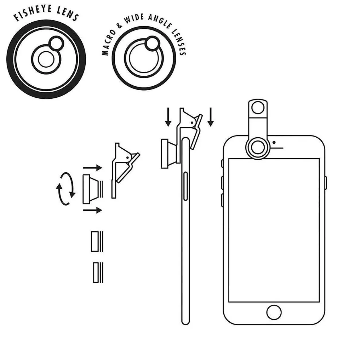 Gentlemen's Hardware Smart Phone 3 In 1 Lens Kit>Gentlemen's Hardware Best Sale