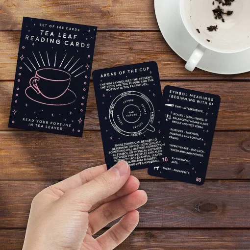 100 Tea Leaf Reading Cards>Gift Republic Outlet