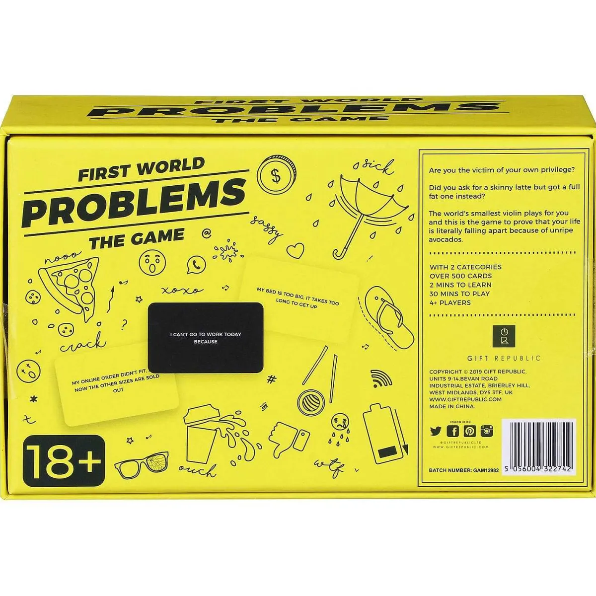 First World Problems The Game>Gift Republic Store