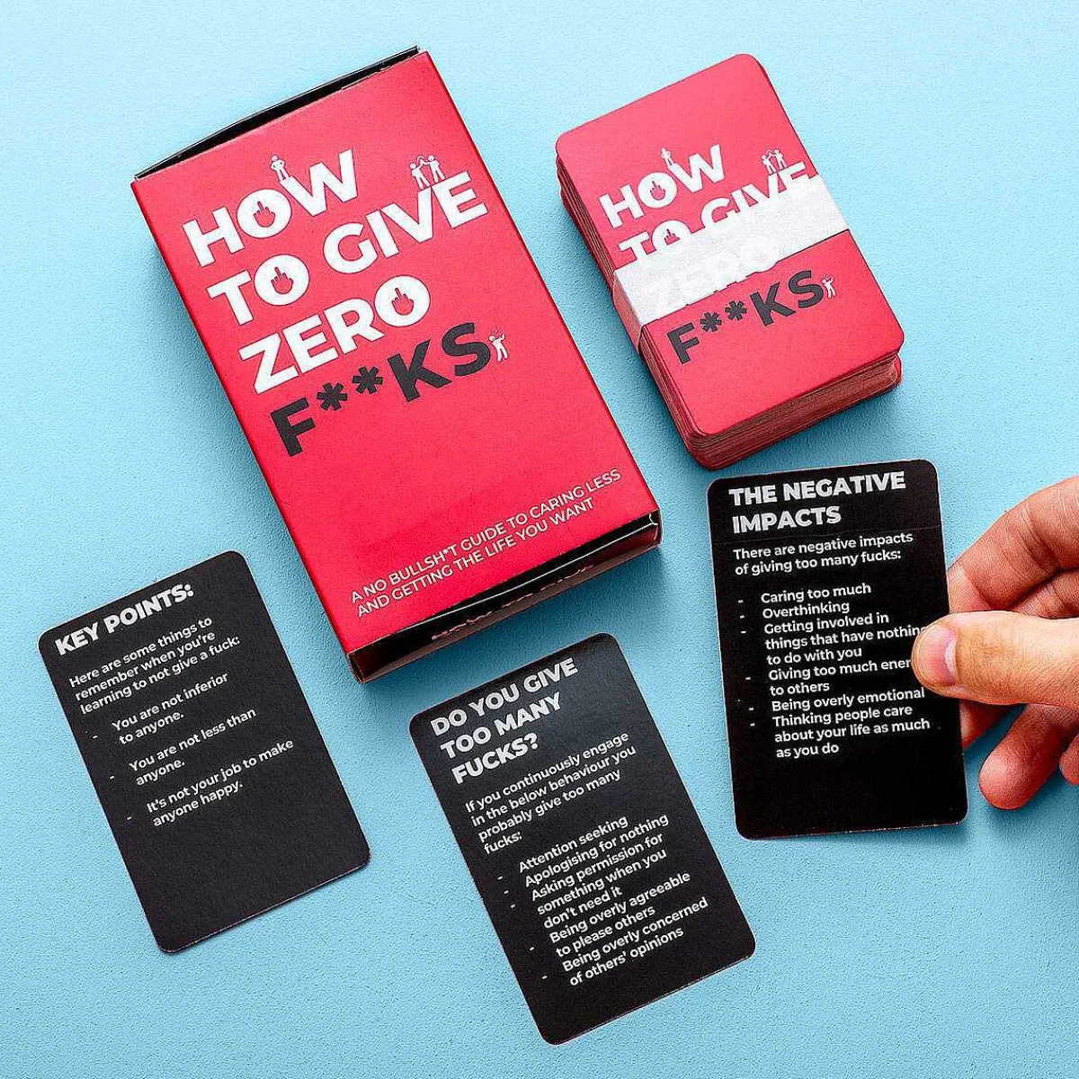 How To Give Zero F*Cks 100 Card Pack>Gift Republic Outlet