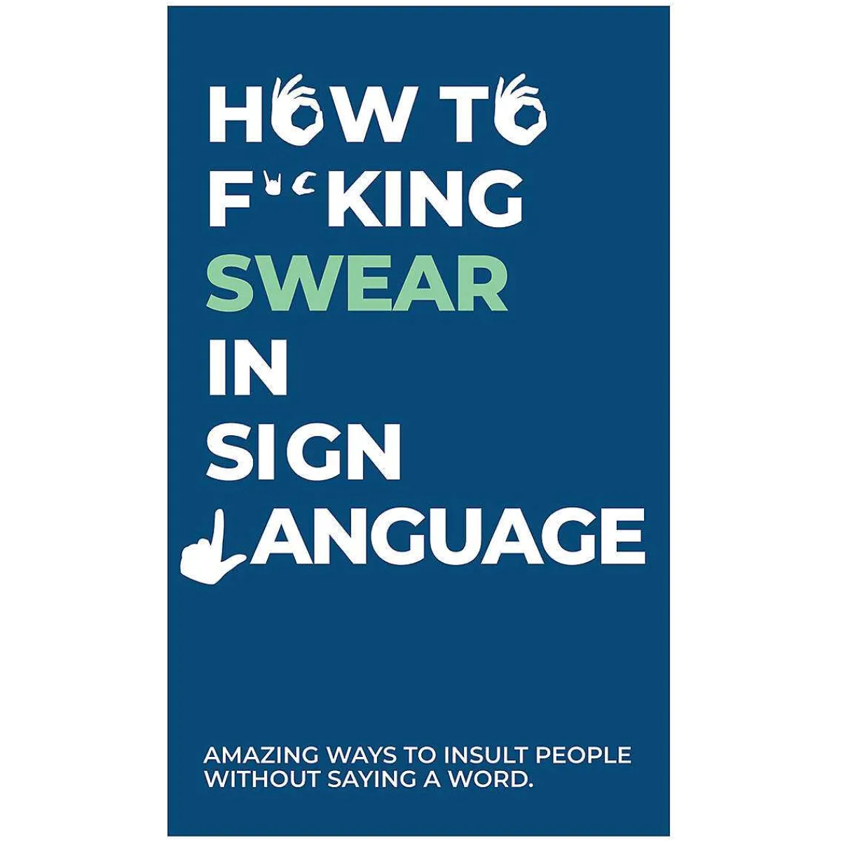 How To Swear In Sign Language Cards>Gift Republic Sale