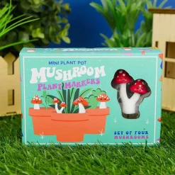 Mini Plant Pot Mushroom Plant Markers><noscript><img width=