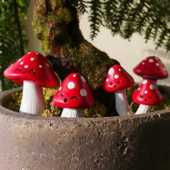 Mini Plant Pot Mushroom Plant Markers><noscript><img width=