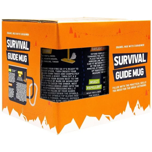Survival Guide Enamel Mug>Gift Republic Outlet