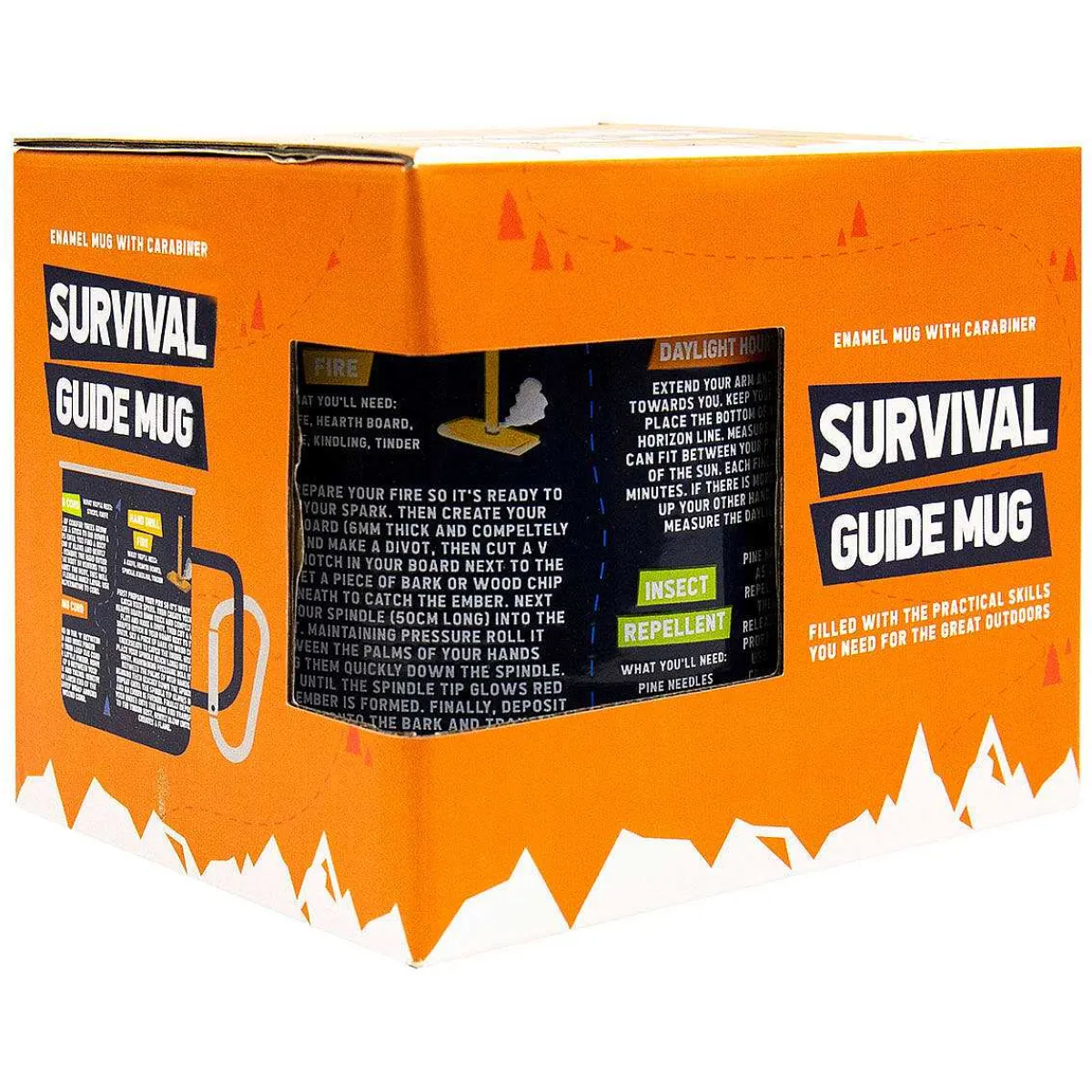 Survival Guide Enamel Mug>Gift Republic Outlet