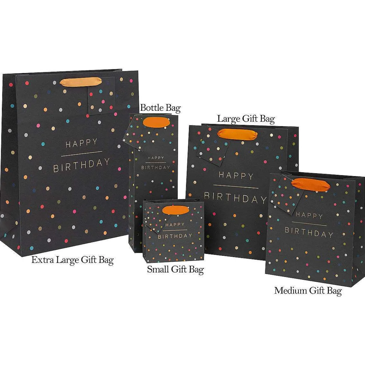 Birthday Spots Bottle Gift Bag>Glick Cheap