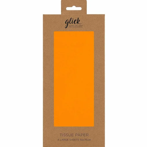 Neon Orange Tissue Paper>Glick Sale