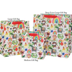 Paper Salad Jungle Animals Medium Gift Bag>Glick New