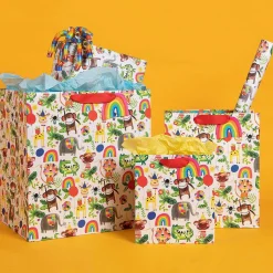 Paper Salad Jungle Animals Medium Gift Bag>Glick New