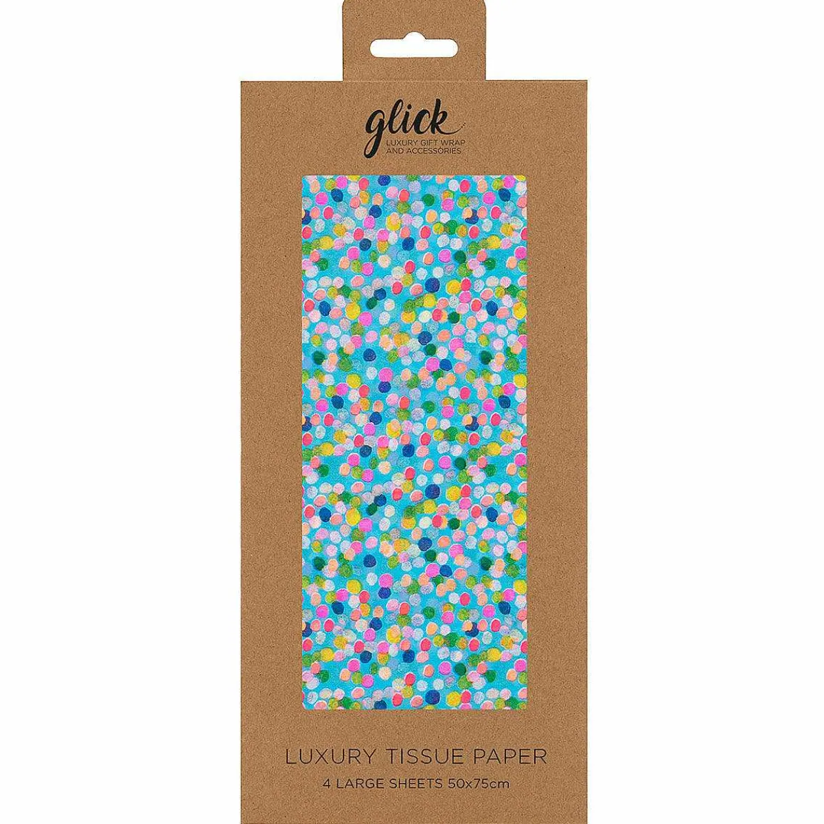 Paper Salad Spotty Blue Tissue Paper>Glick Cheap