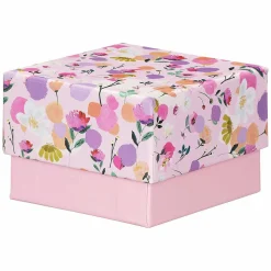 Pink Scattered Flowers Medium Gift Box>Glick Outlet
