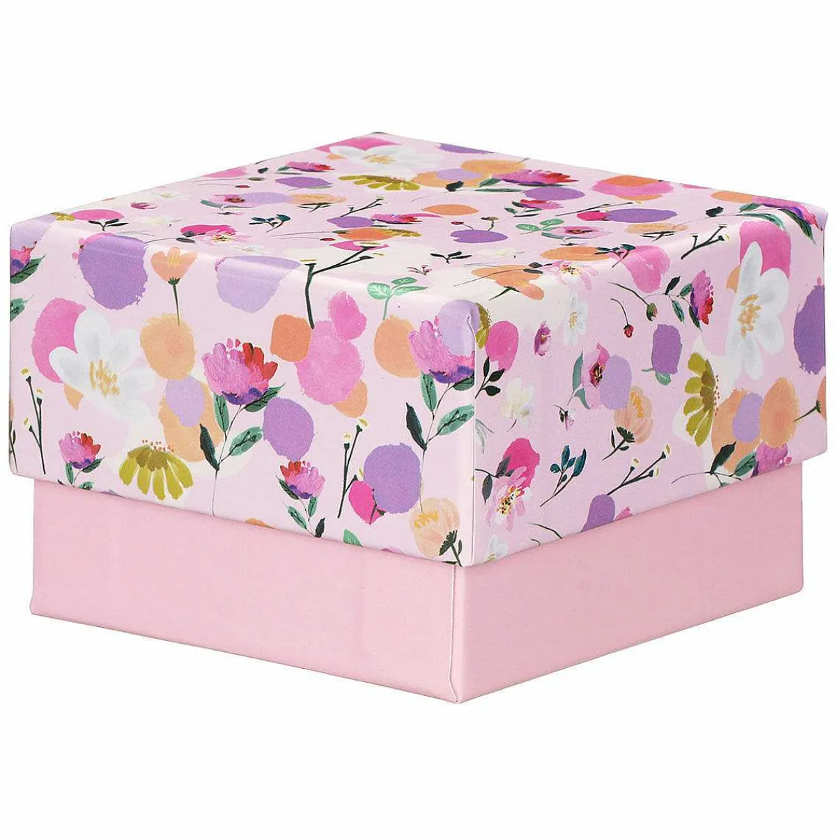 Pink Scattered Flowers Medium Gift Box>Glick Outlet