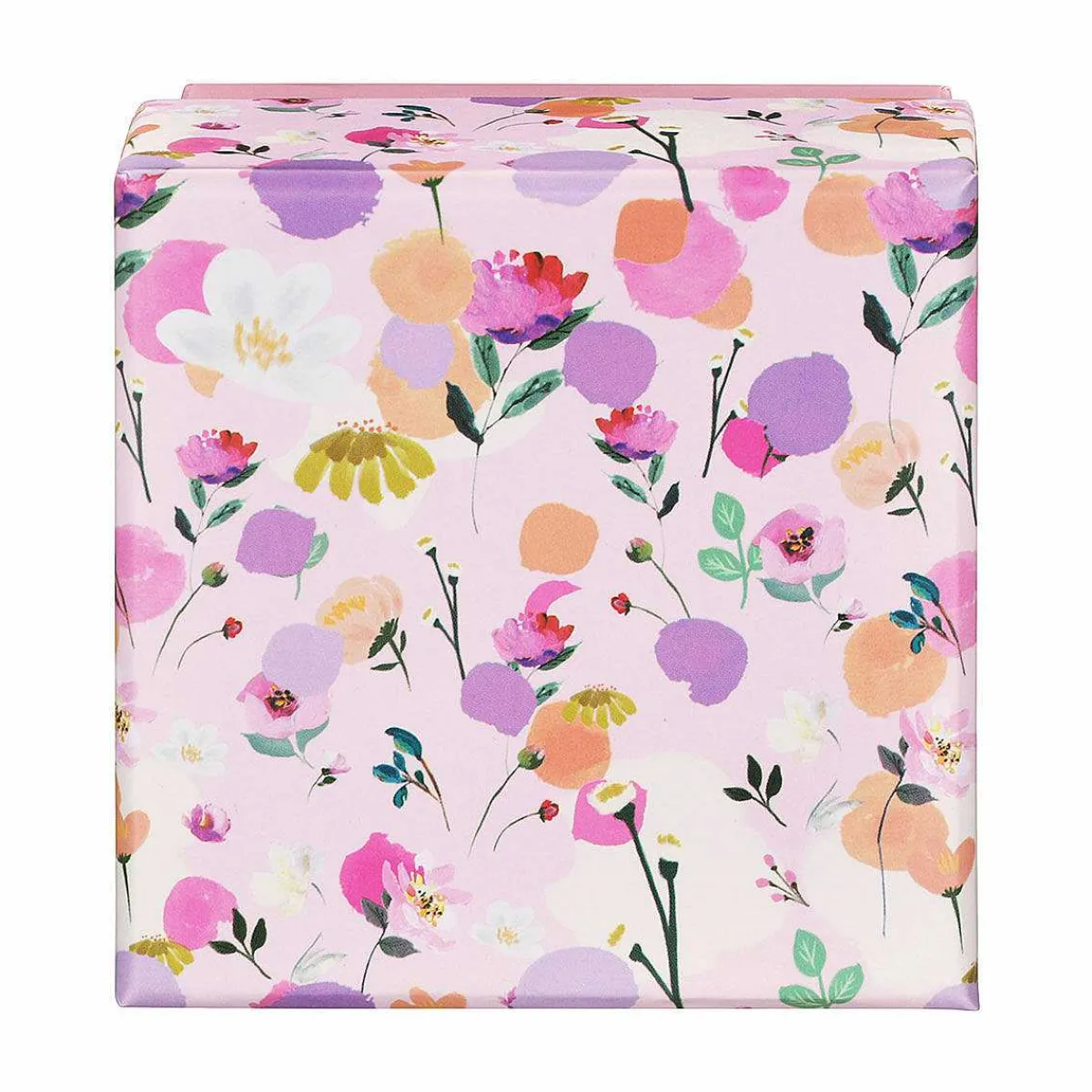 Pink Scattered Flowers Medium Gift Box>Glick Outlet
