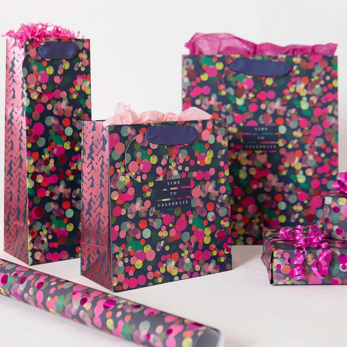 Stephanie Dyment Celebration Fizz Bottle Gift Bag>Glick Hot