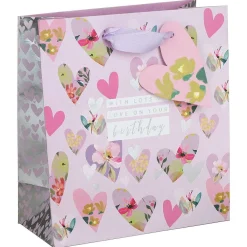 Stephanie Dyment Hearts Medium Gift Bag>Glick Clearance