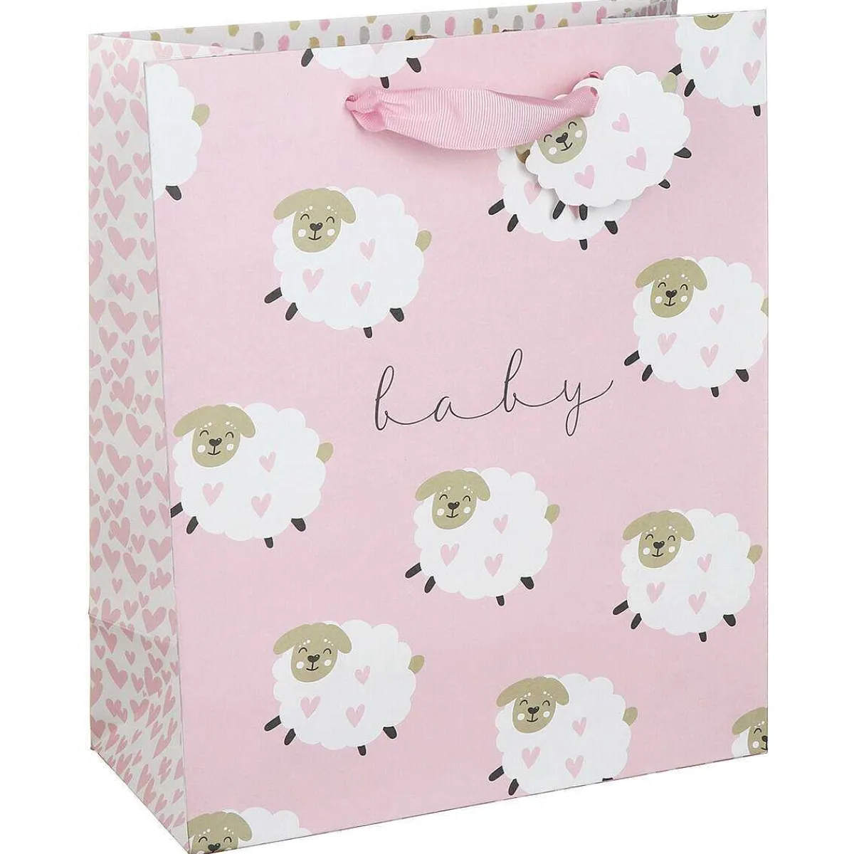 Stephanie Dyment Sheep Pink Large Gift Bag>Glick Best