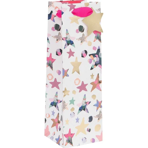 Stephanie Dyment Stars Bottle Gift Bag>Glick Cheap