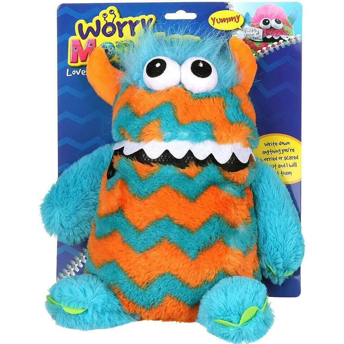 Worry Monster Blue & Orange>Gosh Designs Online