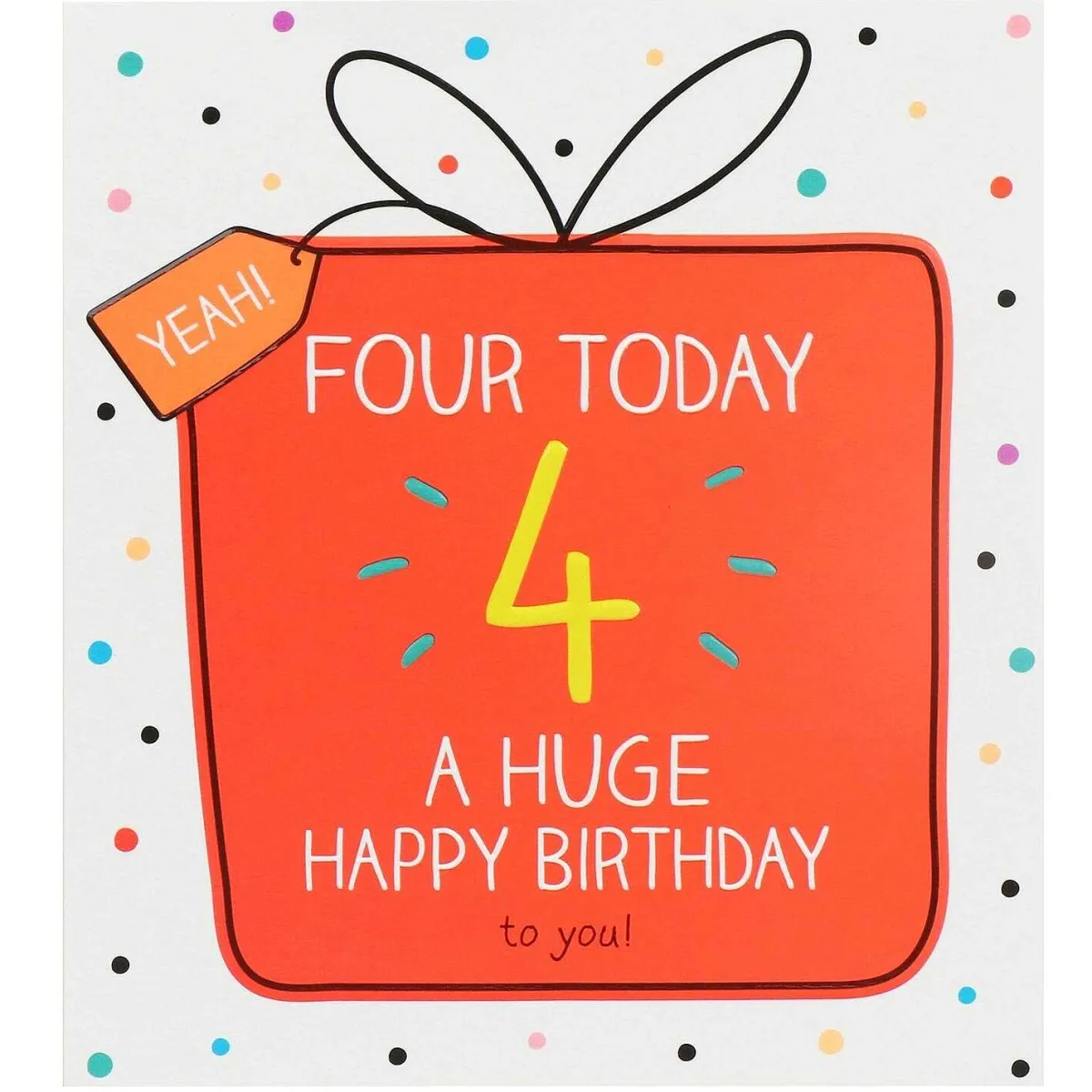 4 Today Birthday Card>Happy Jackson Store