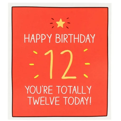 12 Today Birthday Card>Happy Jackson Store