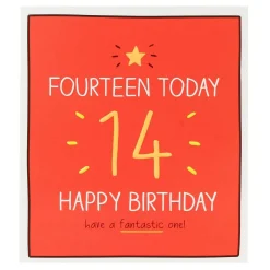 14 Today Birthday Card>Happy Jackson Hot