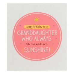 Fills The World With Sunshine Granddaughter Birthday Card>Happy Jackson Shop