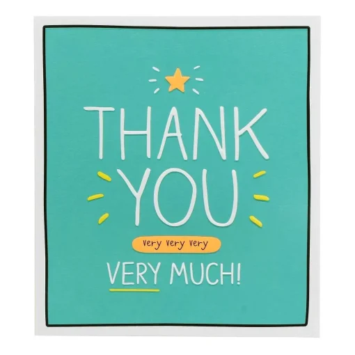 Thank You Very Very Much Card>Happy Jackson Clearance
