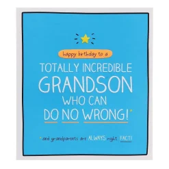 Totally Incredible Grandson Birthday Card>Happy Jackson Fashion