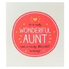 Wonderful Aunt Birthday Card>Happy Jackson Store