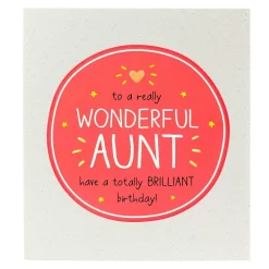 Wonderful Aunt Birthday Card>Happy Jackson Store