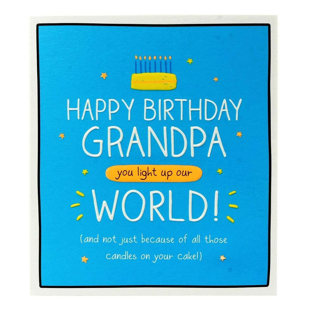 You Light Up Our World Grandpa Birthday Card>Happy Jackson Store
