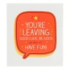 You'Re Leaving Good Luck Card>Happy Jackson New