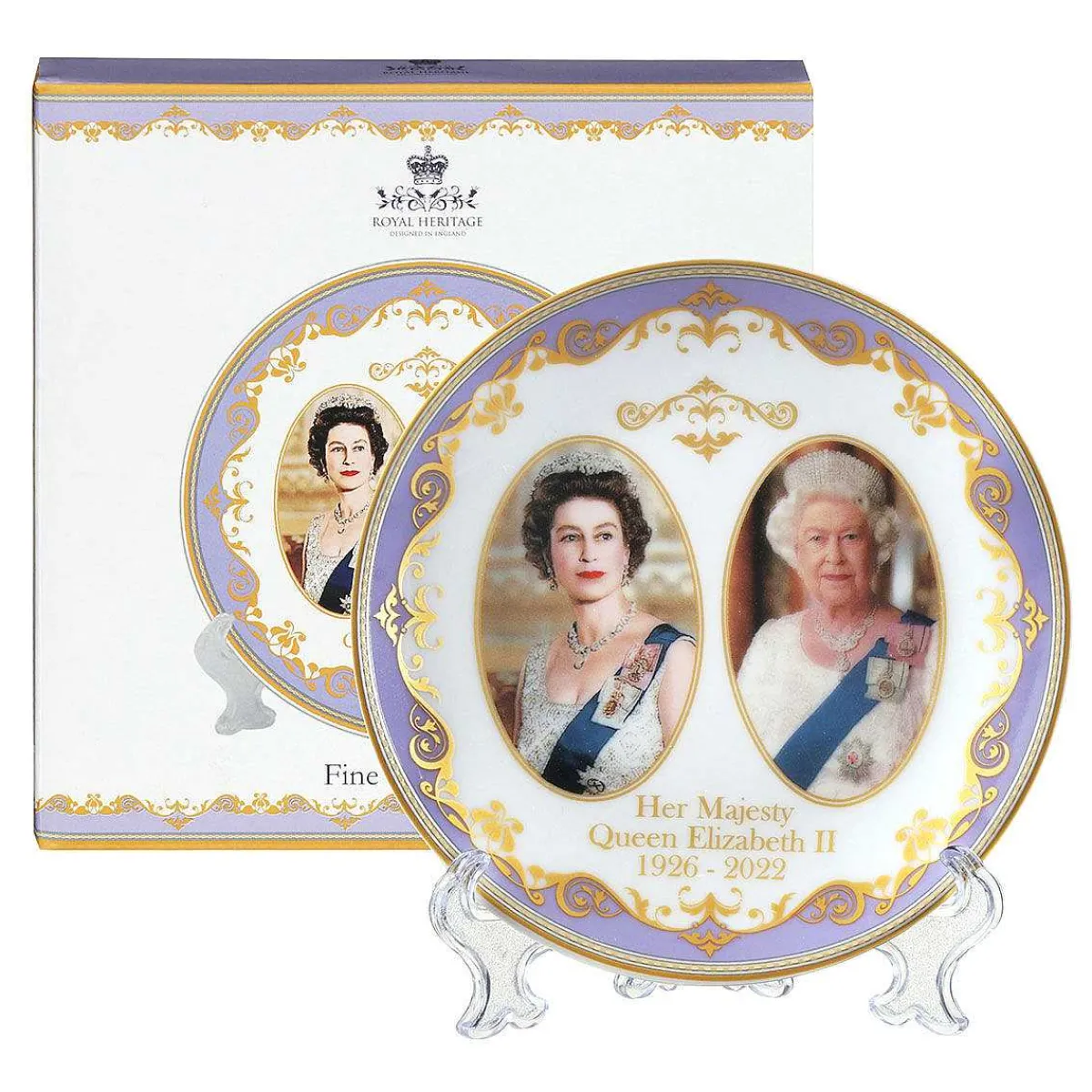 Her Majesty Queen Elizabeth Ii Commemorative 6 Inch Plate>Temptation Gifts Discount