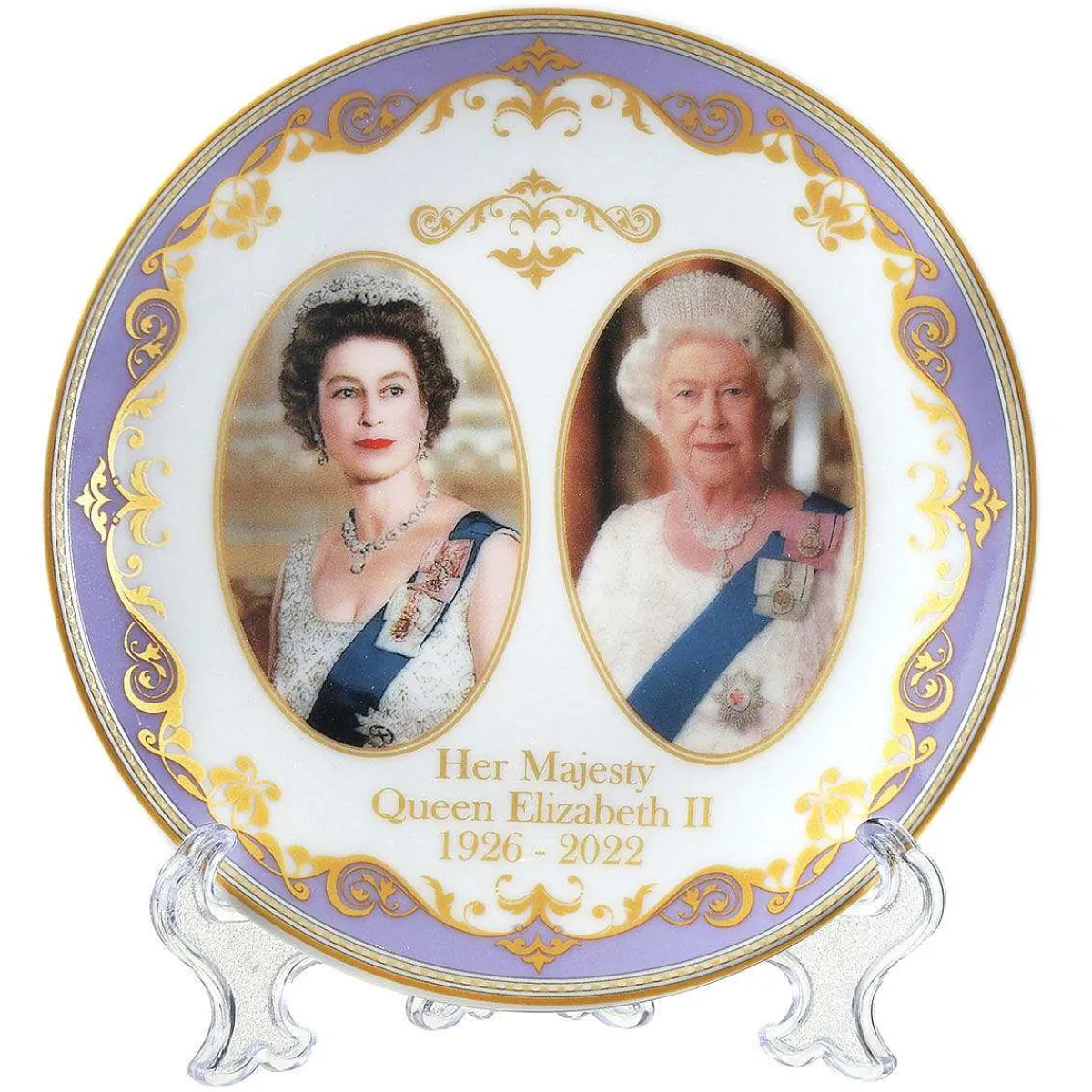 Her Majesty Queen Elizabeth Ii Commemorative 6 Inch Plate>Temptation Gifts Discount