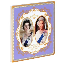 Her Majesty Queen Elizabeth Ii Commemorative Ceramic Coaster Boxed>Temptation Gifts Shop