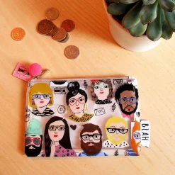 Blah Zip Pouch><noscript><img width=