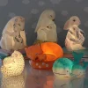 Led Rechargeable Rabbit And Baby Lamp>House Of Disaster Outlet