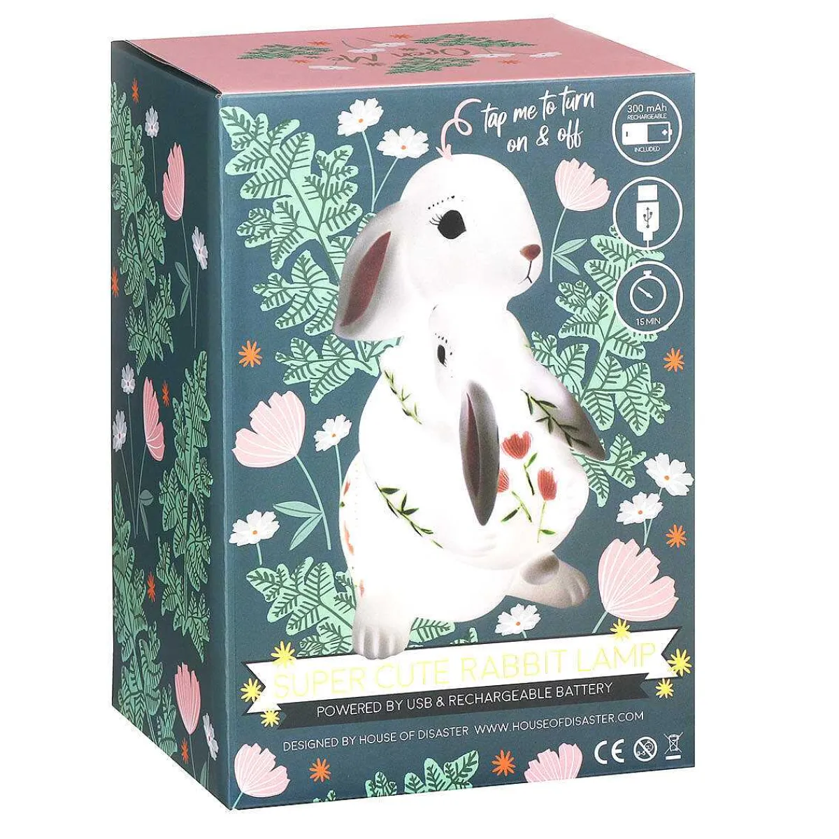 Led Rechargeable Rabbit And Baby Lamp>House Of Disaster Outlet